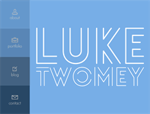 Tablet Screenshot of luketwomey.com